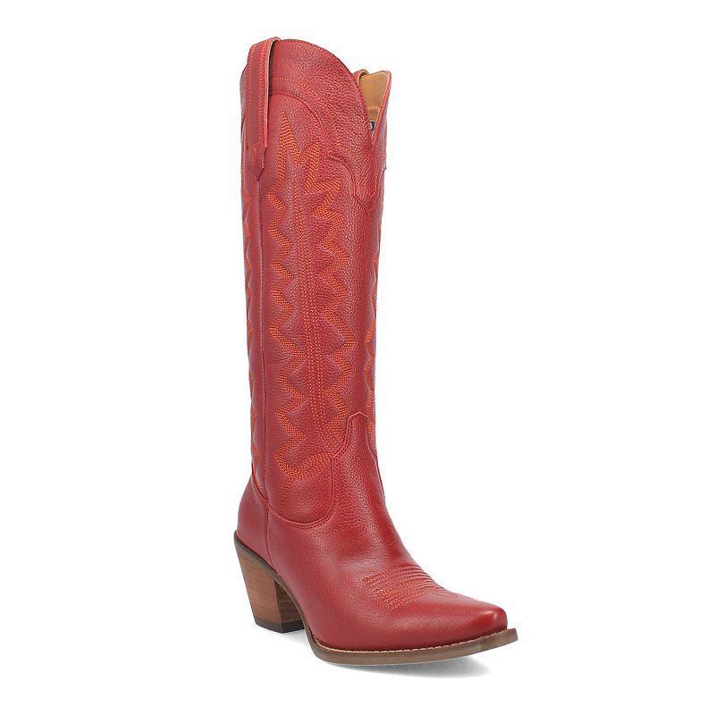 Dingo High Cotton Womens Leather Western Boots Product Image