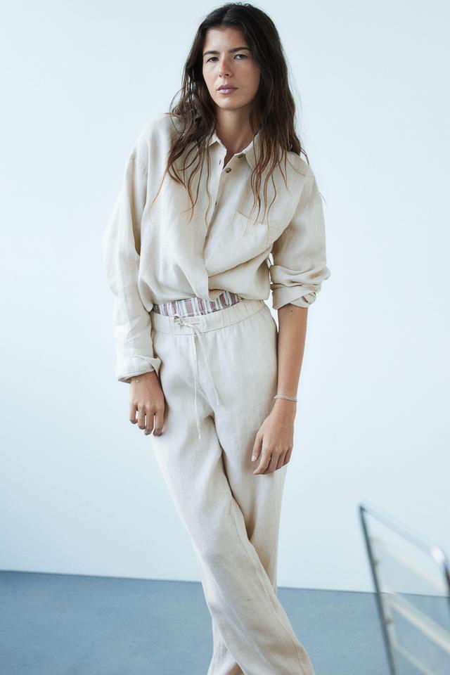 Washed Linen Pajamas Product Image