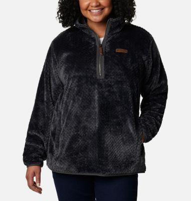 Columbia Womens Fire Side Quarter Zip Sherpa Fleece - Plus Size- Product Image