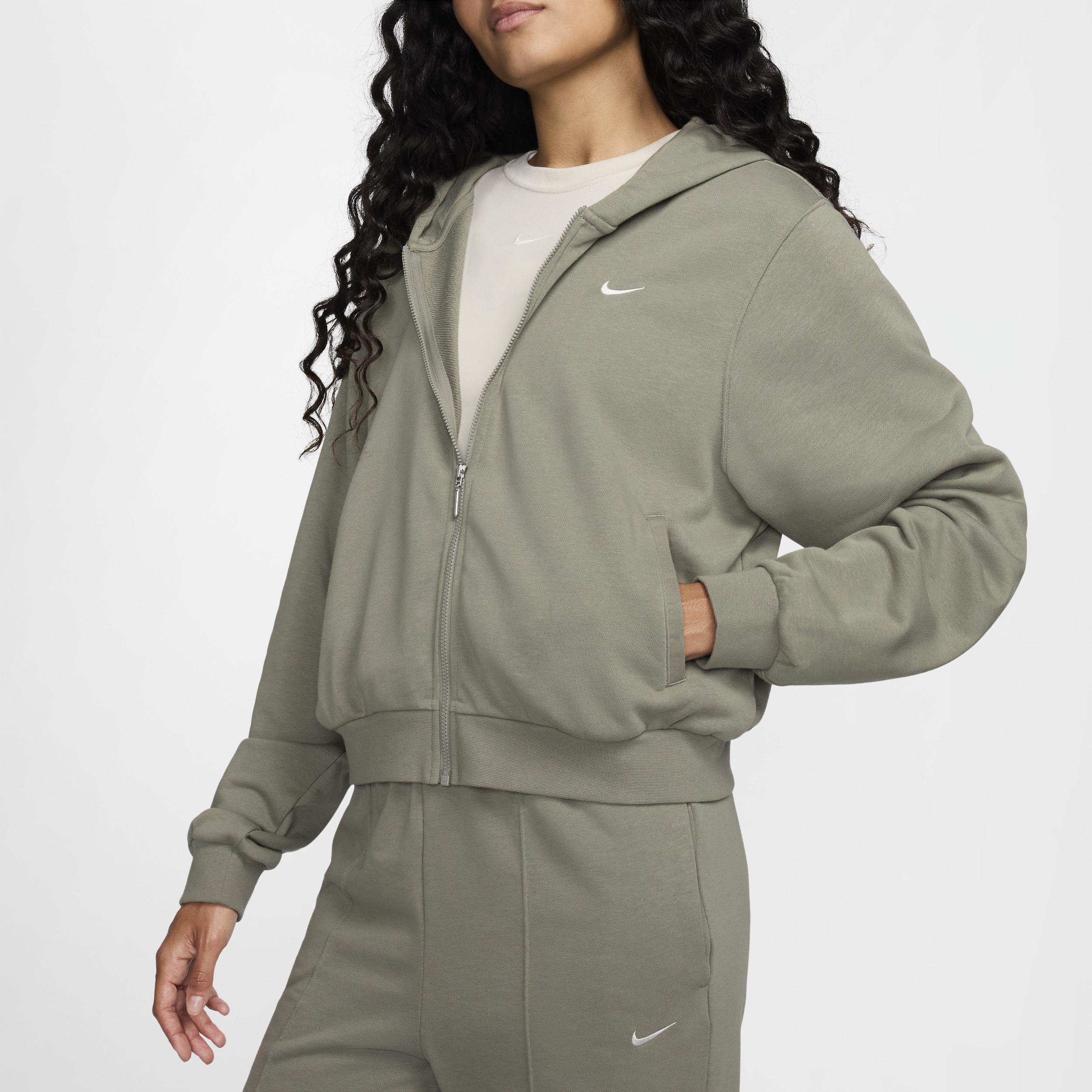 Womens Nike Sportswear Chill Terry Loose Full-Zip French Terry Hoodie Product Image