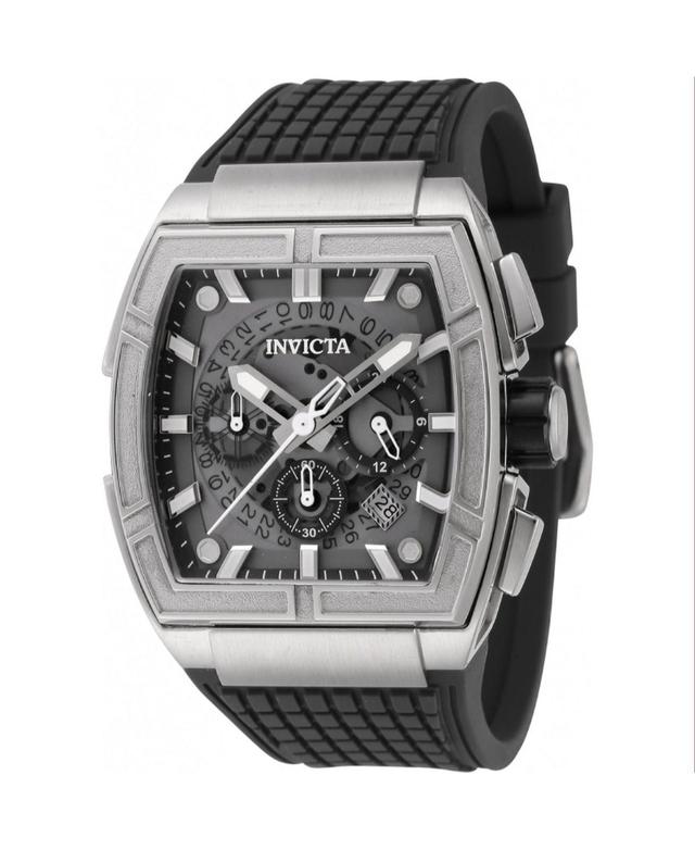 Invicta Mens 44883 S1 Rally Quartz Multifunction Black, Grey Dial Watch - Black Product Image