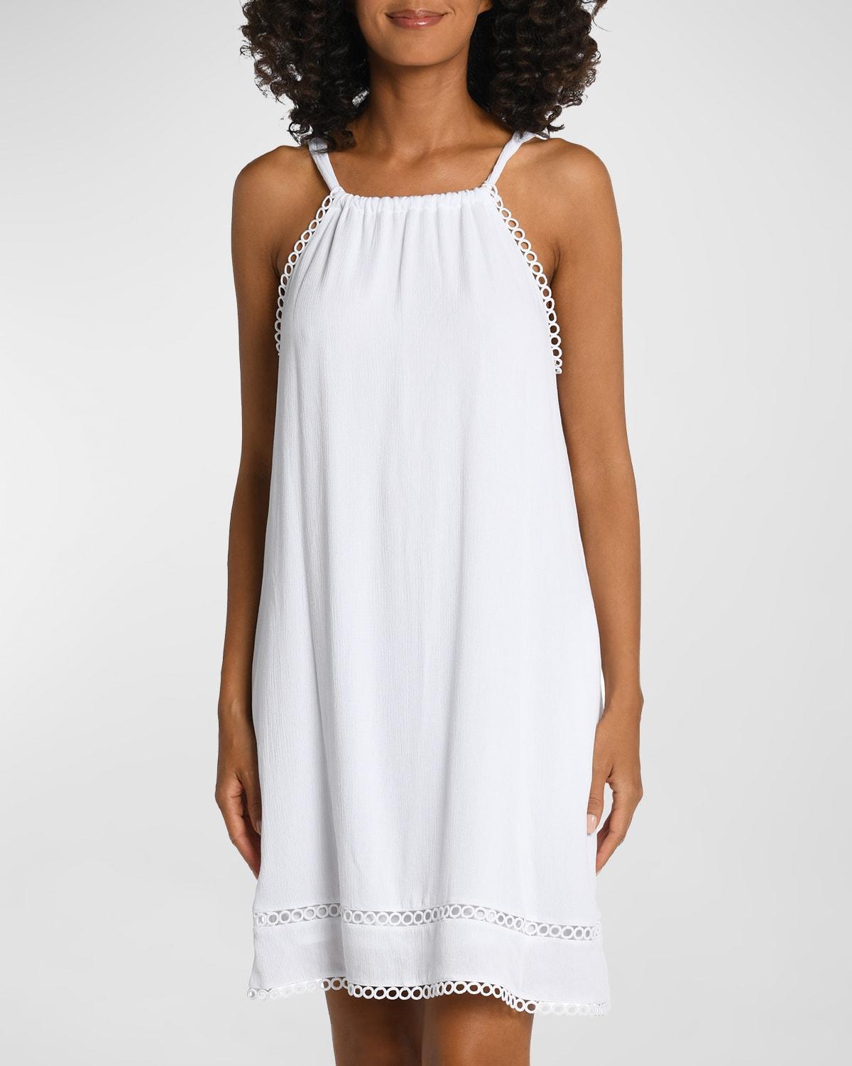 La Blanca Illusion Crinkle Cover-Up Dress product image