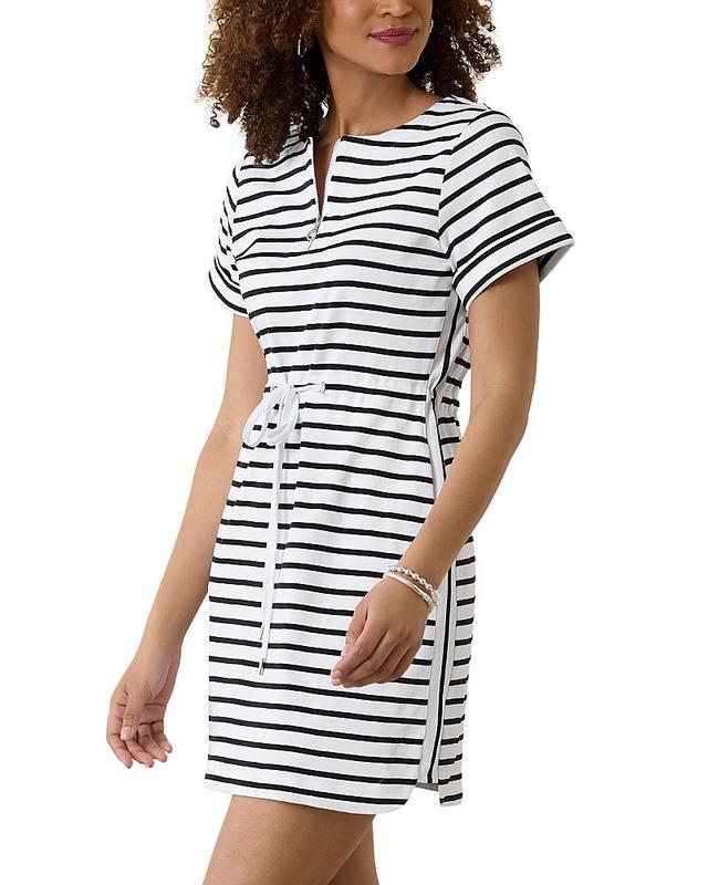 Tommy Bahama Jovanna Stripe Zip Front Dress (Paradise ) Women's Dress Product Image