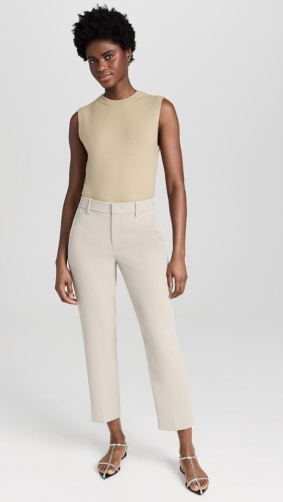 Vince Crepe Tailored Straight Leg Pants | Shopbop Product Image