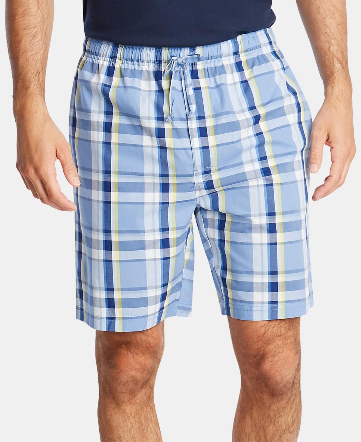 Nautica Mens Cotton Plaid Pajama Shorts Product Image