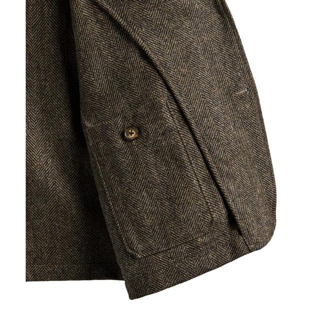 Labura Jacket Herringbone Wool Brown Product Image