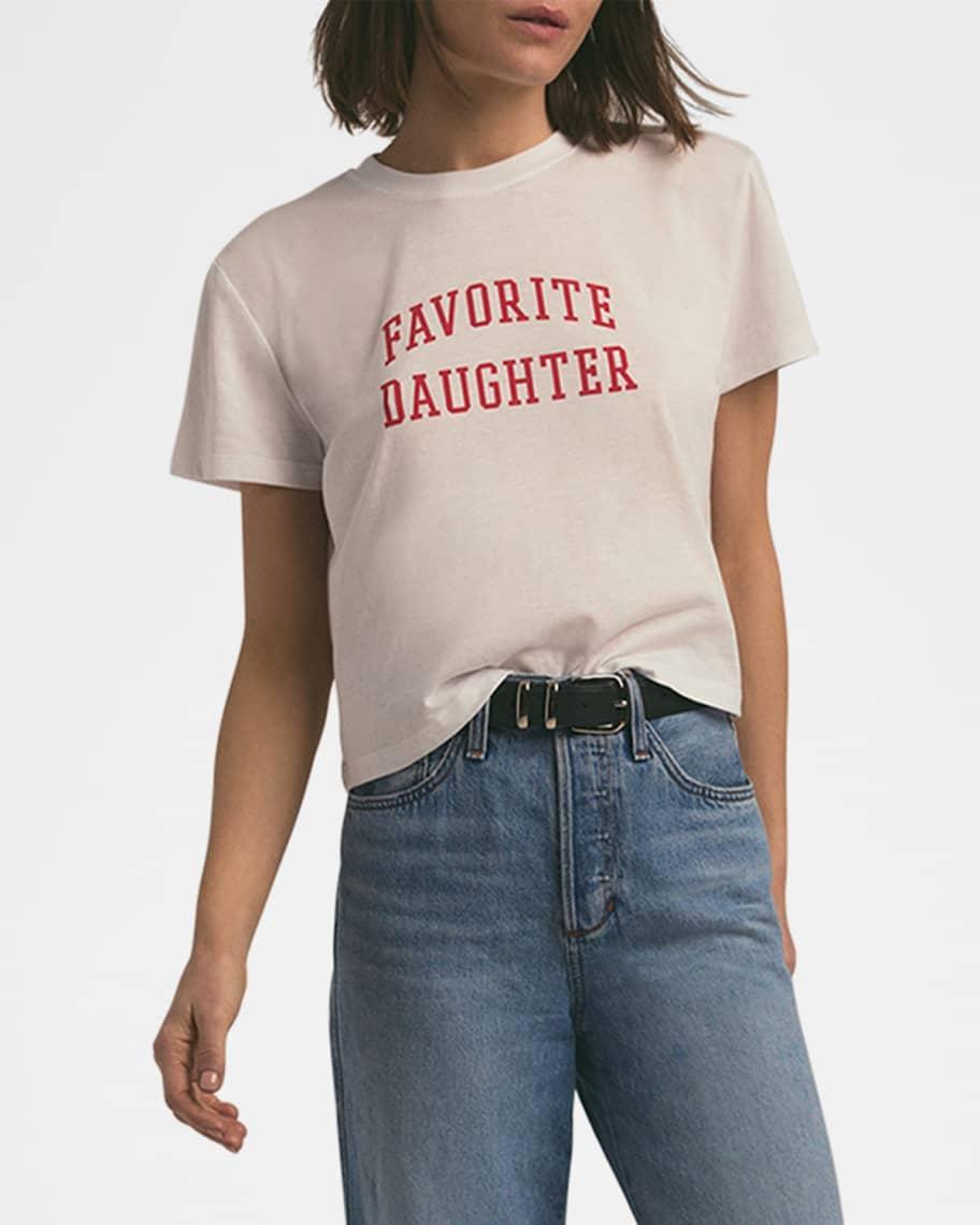 Favorite Daughter Cropped Collegiate T-Shirt Product Image