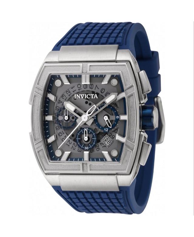 Invicta Mens 44884 S1 Rally Quartz Multifunction Dark Blue, Grey Dial Watch - Grey Product Image