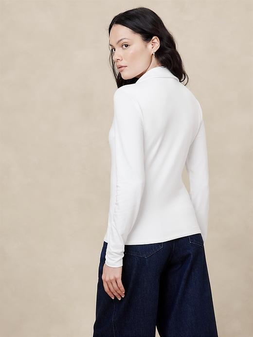 Soft Stretch Polo Top Product Image