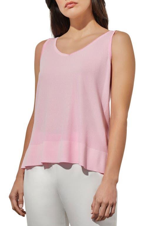 Ming Wang V-Neck Side Slit Tank Product Image