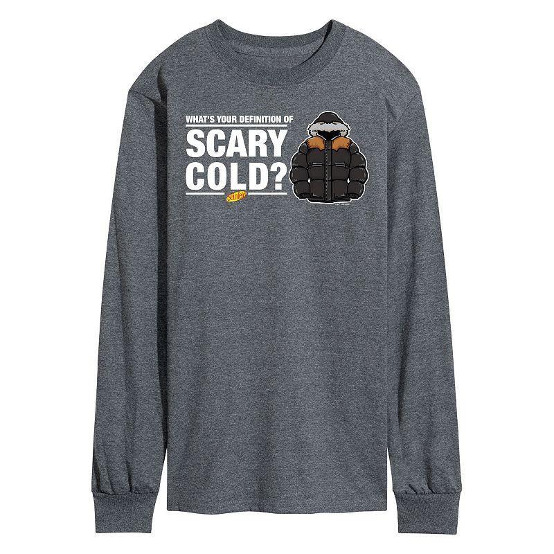 Mens Seinfeld Scary Cold Long Sleeve Graphic Tee Product Image