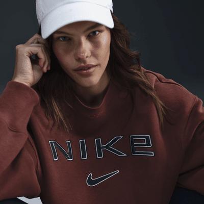 Nike Sportswear Phoenix Fleece Women's Over-Oversized Crew-Neck Logo Sweatshirt Product Image