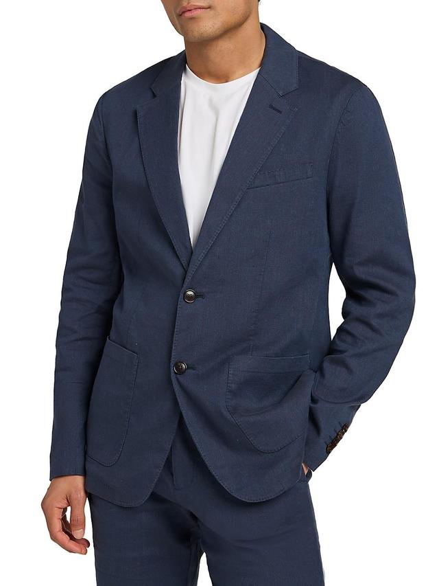 Mens Movement Flex Linen-Blend Two-Button Blazer Product Image