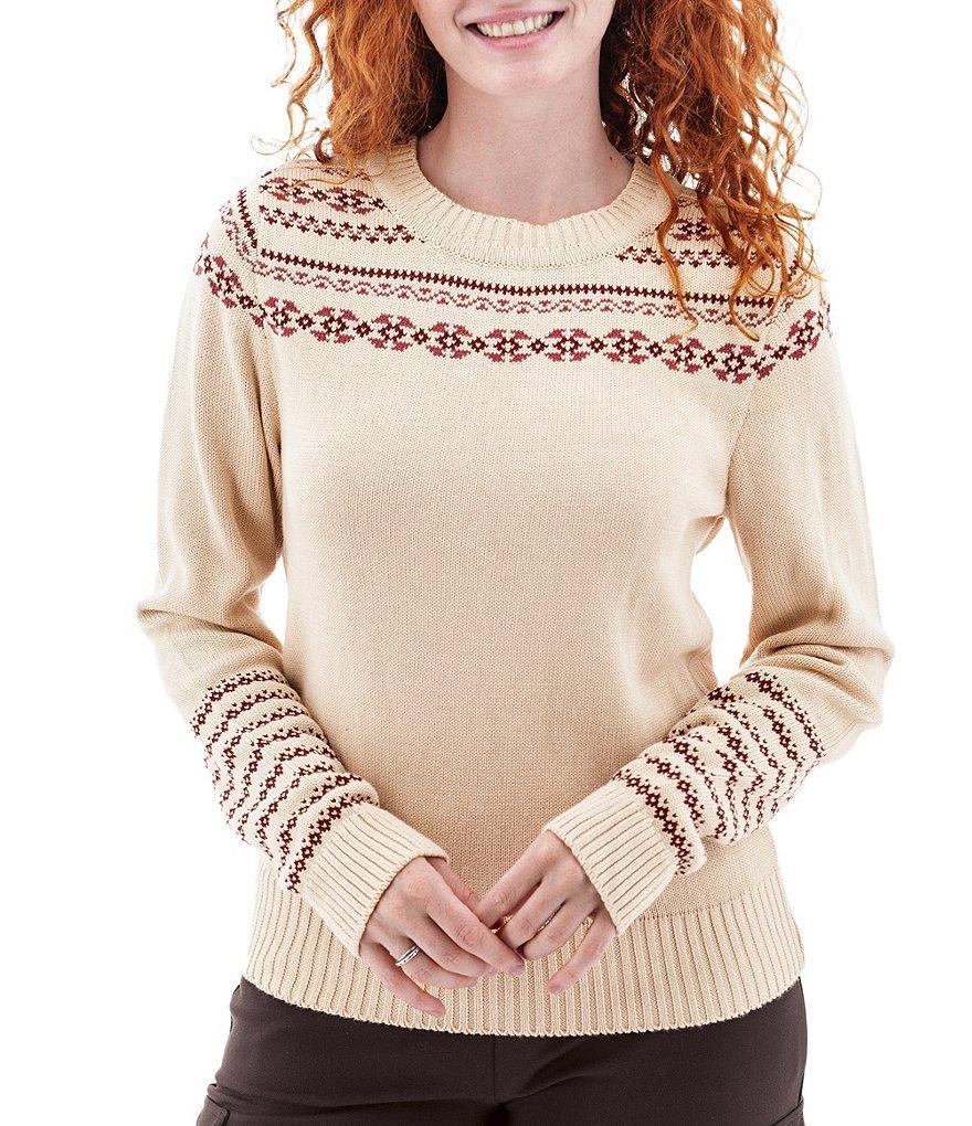 Aventura Liesel Fair Isle Crew Neck Sweater Product Image