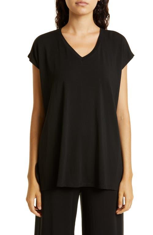 Eileen Fisher V-Neck Long Boxy Top Product Image