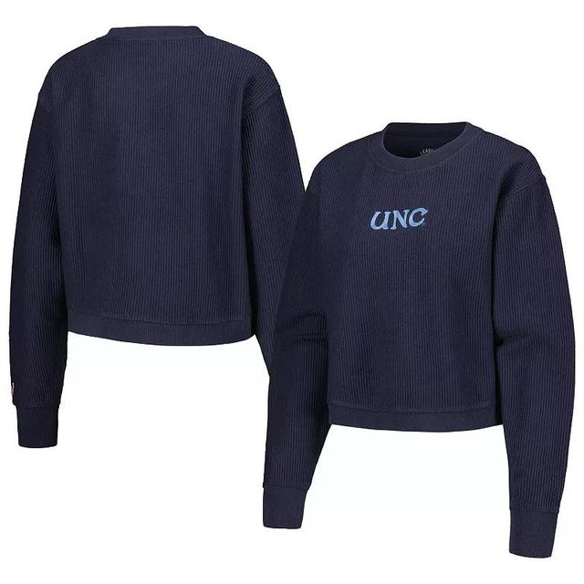 Womens League Collegiate Wear North Carolina Tar Heels Timber Cropped Pullover Sweatshirt Blue Product Image