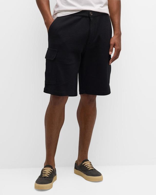 Mens Cotton-Blend Travel Cargo Shorts Product Image