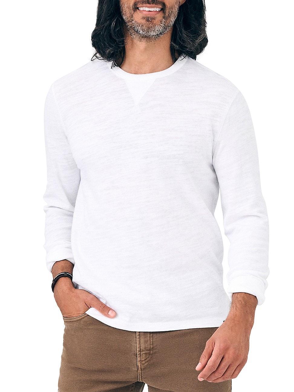 Mens Cotton Long-Sleeve T-Shirt Product Image