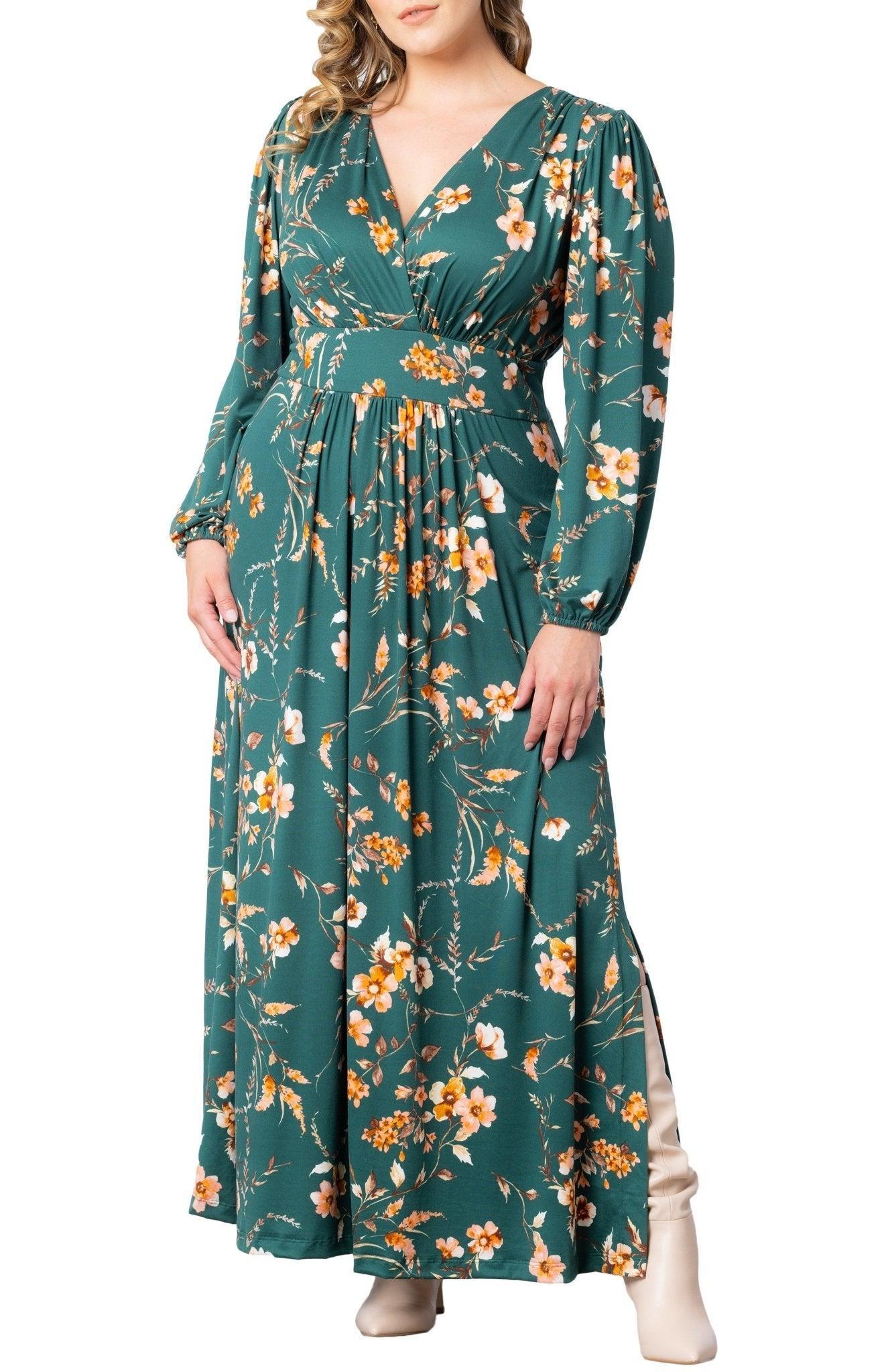 Kelsey Long Sleeve Maxi Dress - Plus Product Image