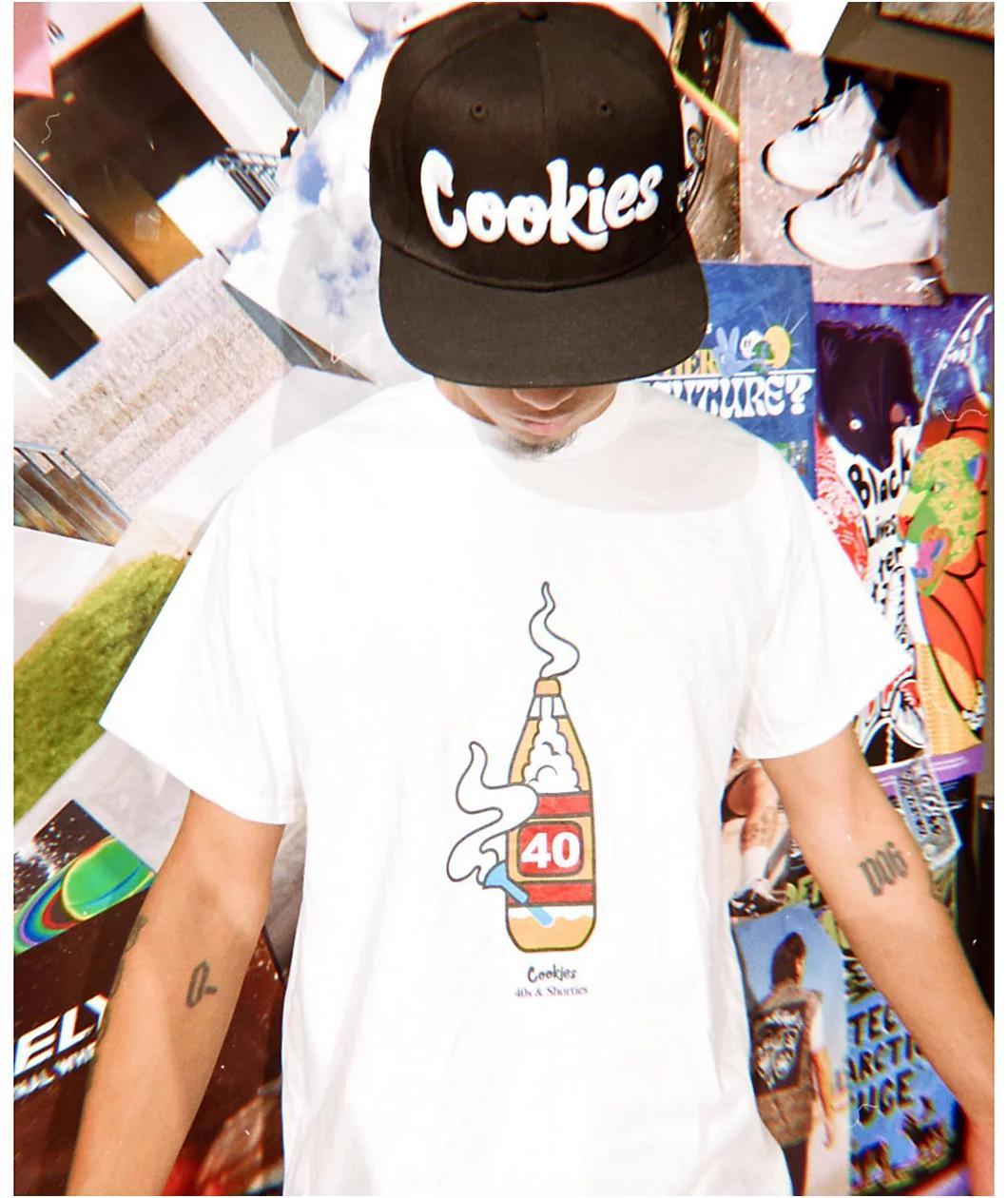 40s & Shorties x Cookies Bong White T-Shirt Product Image