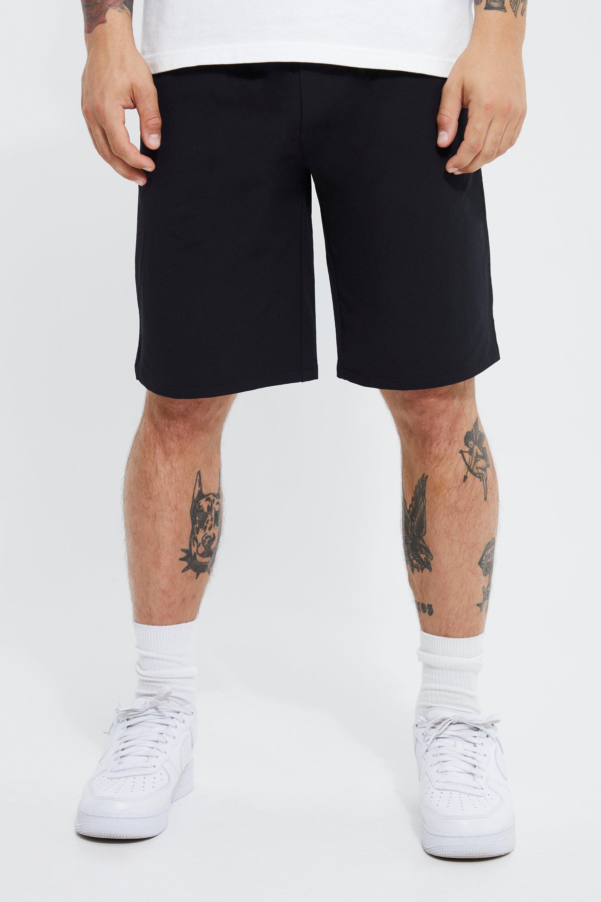 Elasticated Relaxed Stretch Short | boohooMAN USA Product Image