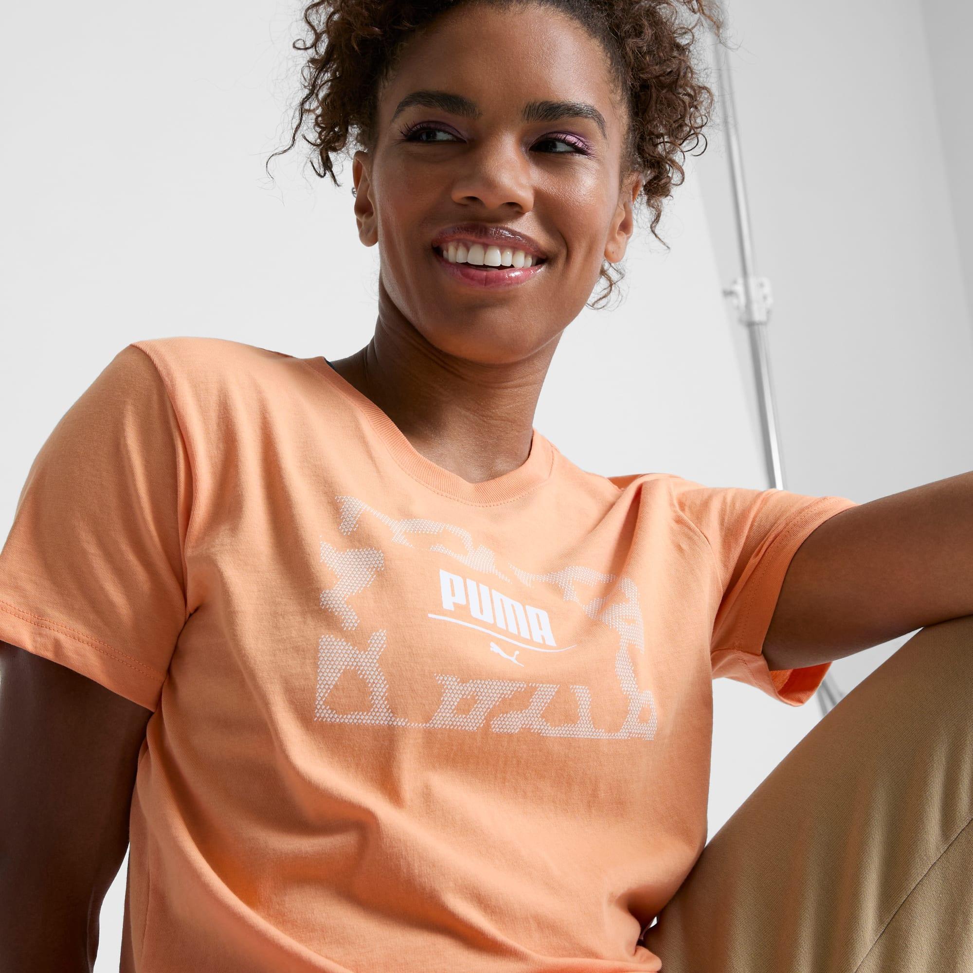 Cheetah Box Logo Women's Tee Product Image