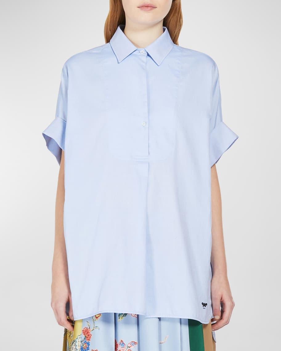 Brema Short-Sleeve Cotton Shirt Product Image