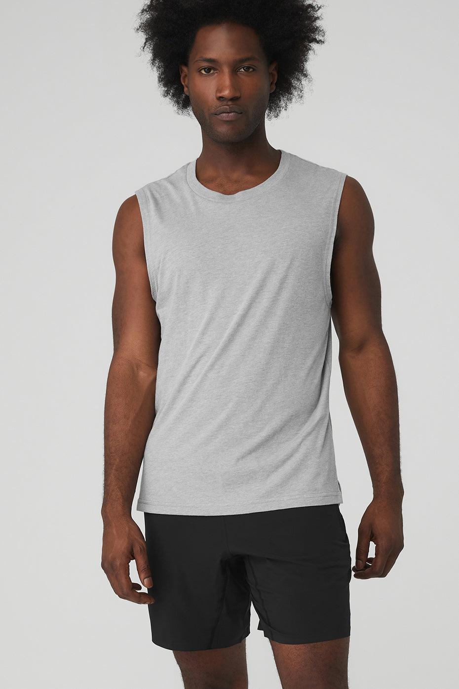 The Triumph Muscle Tank - Athletic Heather Grey Product Image