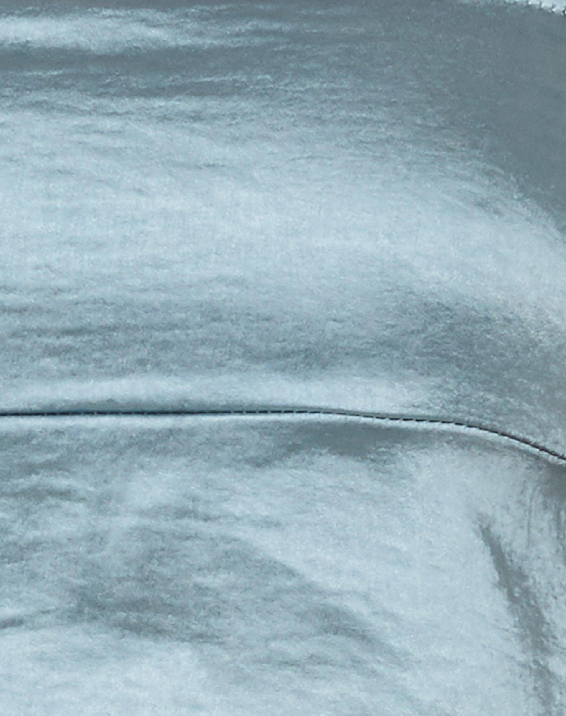 Ozami Crop Top in Satin Silver Blue Product Image