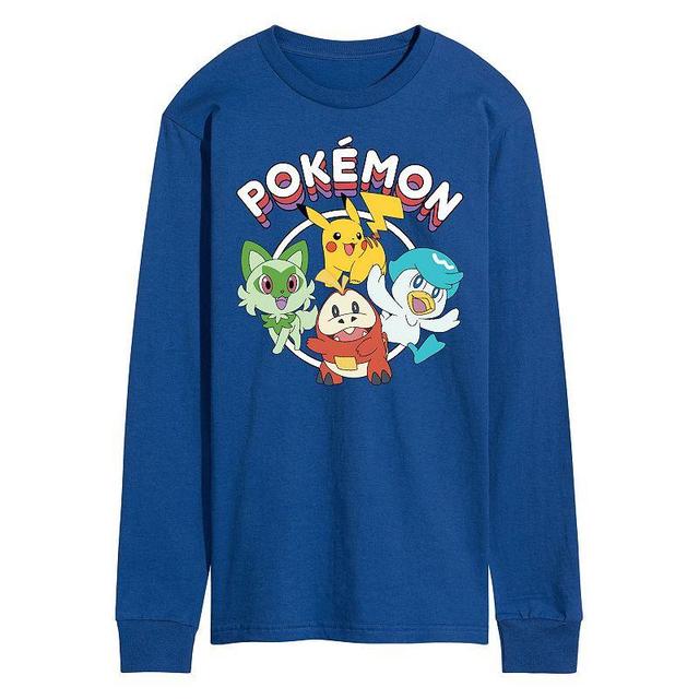 Mens Pokemon Scarlet Long Sleeve Graphic Tee Product Image