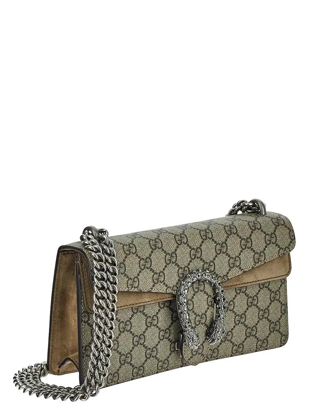 GUCCI Dionysus Gg Small Shoulder Bag In Beige Product Image