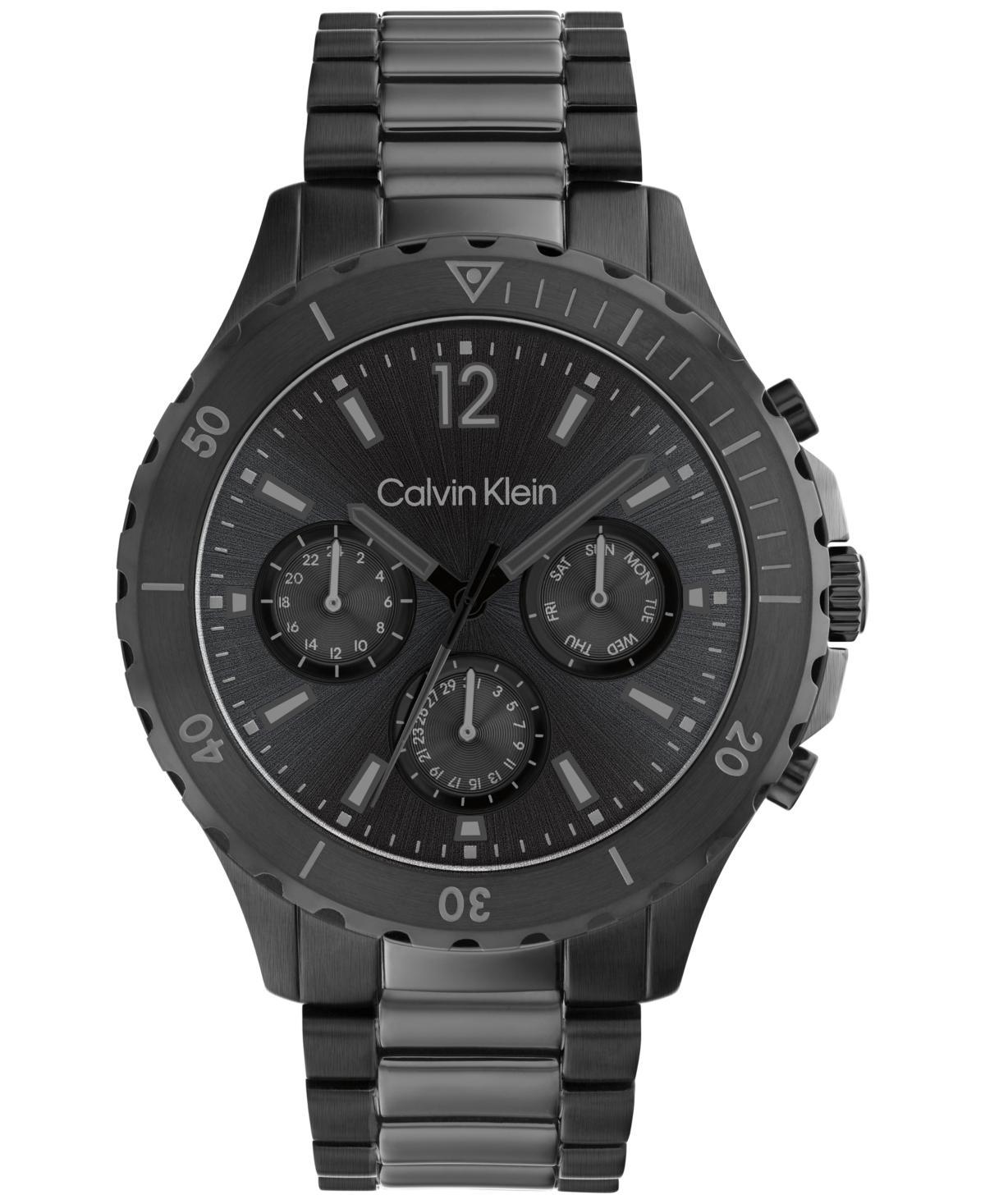 Calvin Klein Black Stainless Steel Bracelet Watch 44mm Product Image