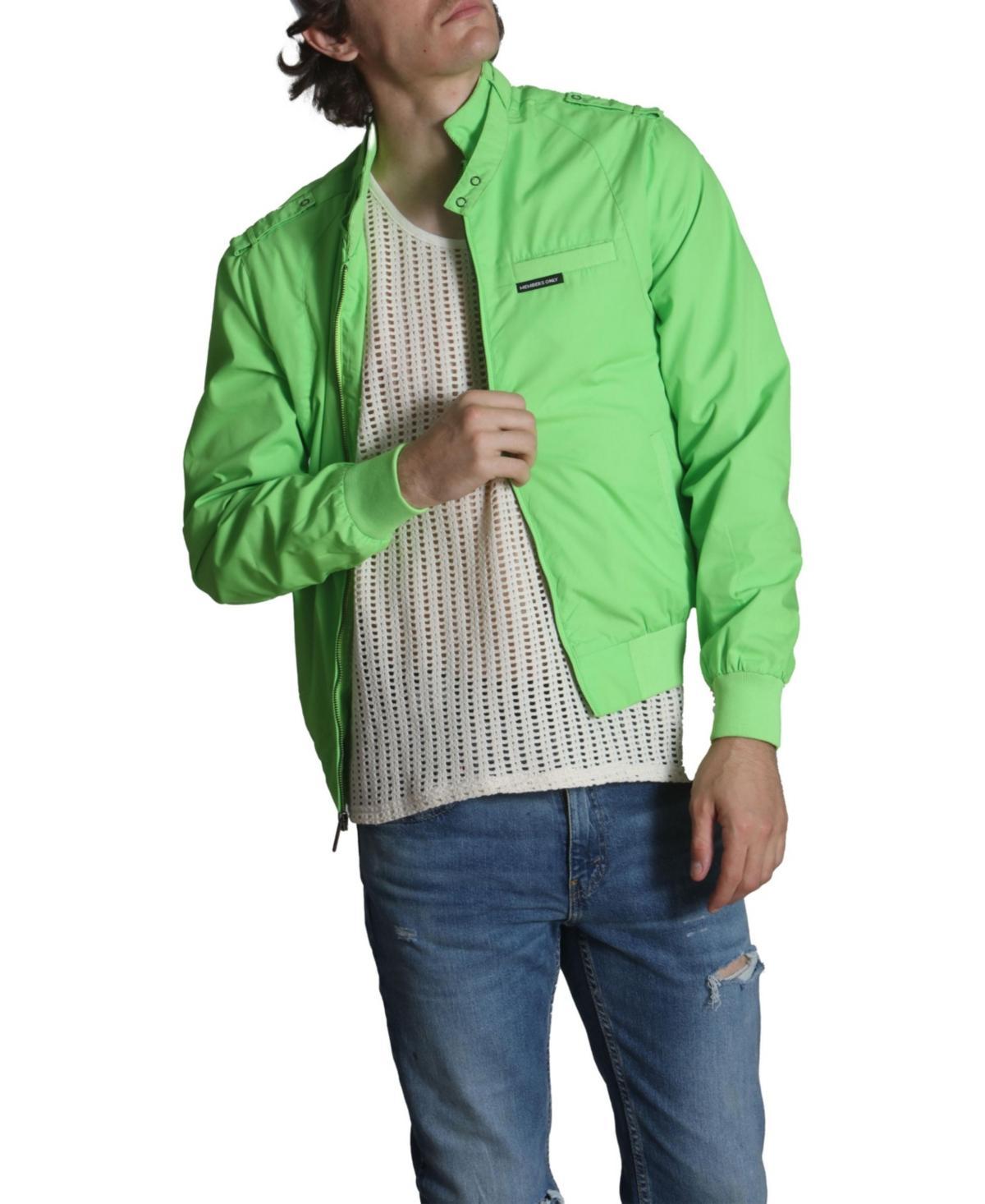 Members Only Mens Classic Iconic Racer Jacket (Slim Fit) Product Image