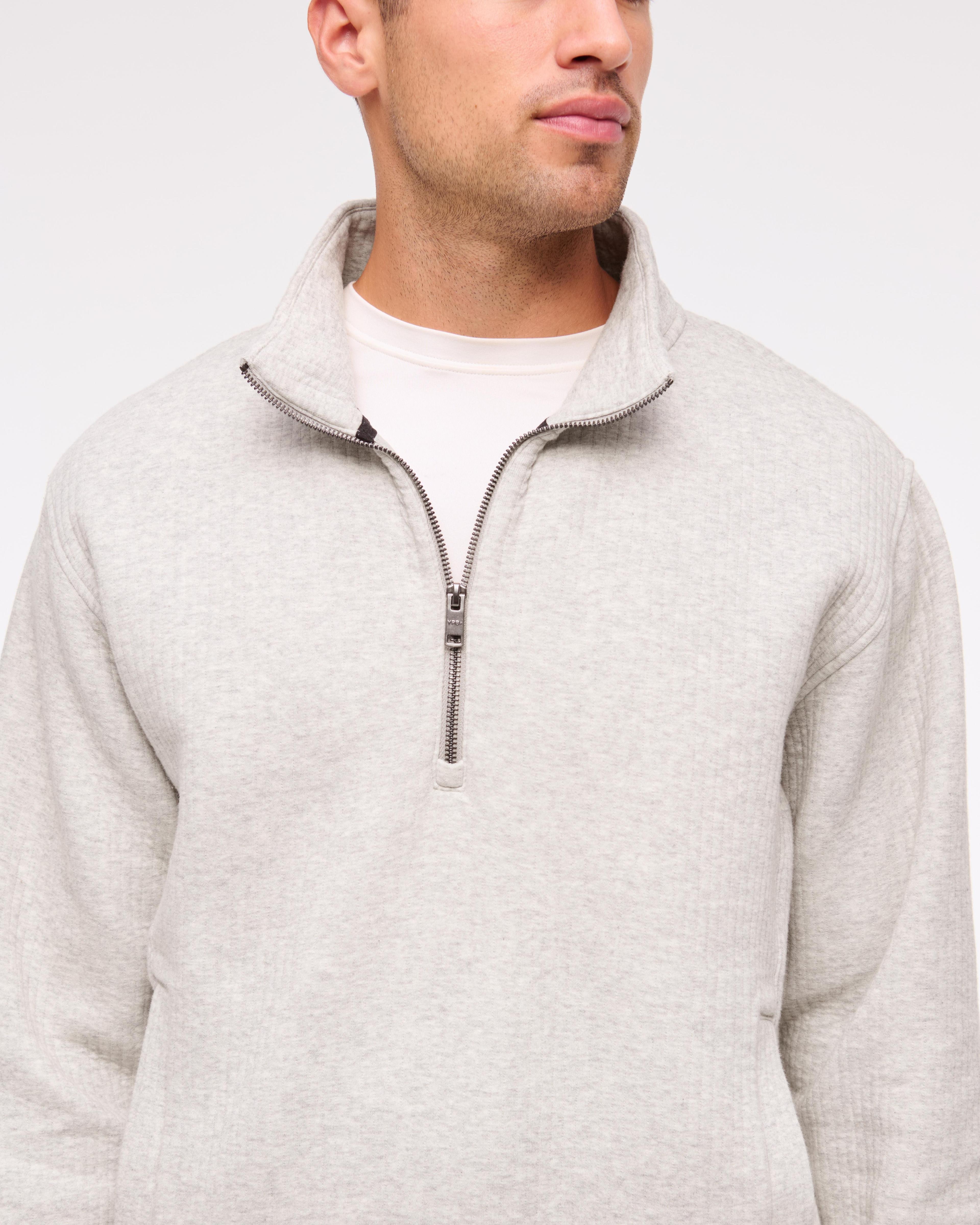 YPB Textured Ribbed Half-Zip Product Image