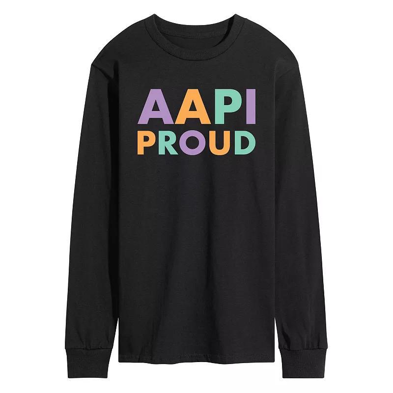 Mens AAPI Proud Long Sleeve Graphic Tee Product Image