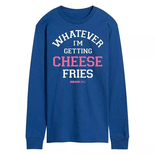 Mens Mean Girls Whatever Im Getting Cheese Fries Long Sleeve Graphic Tee Product Image