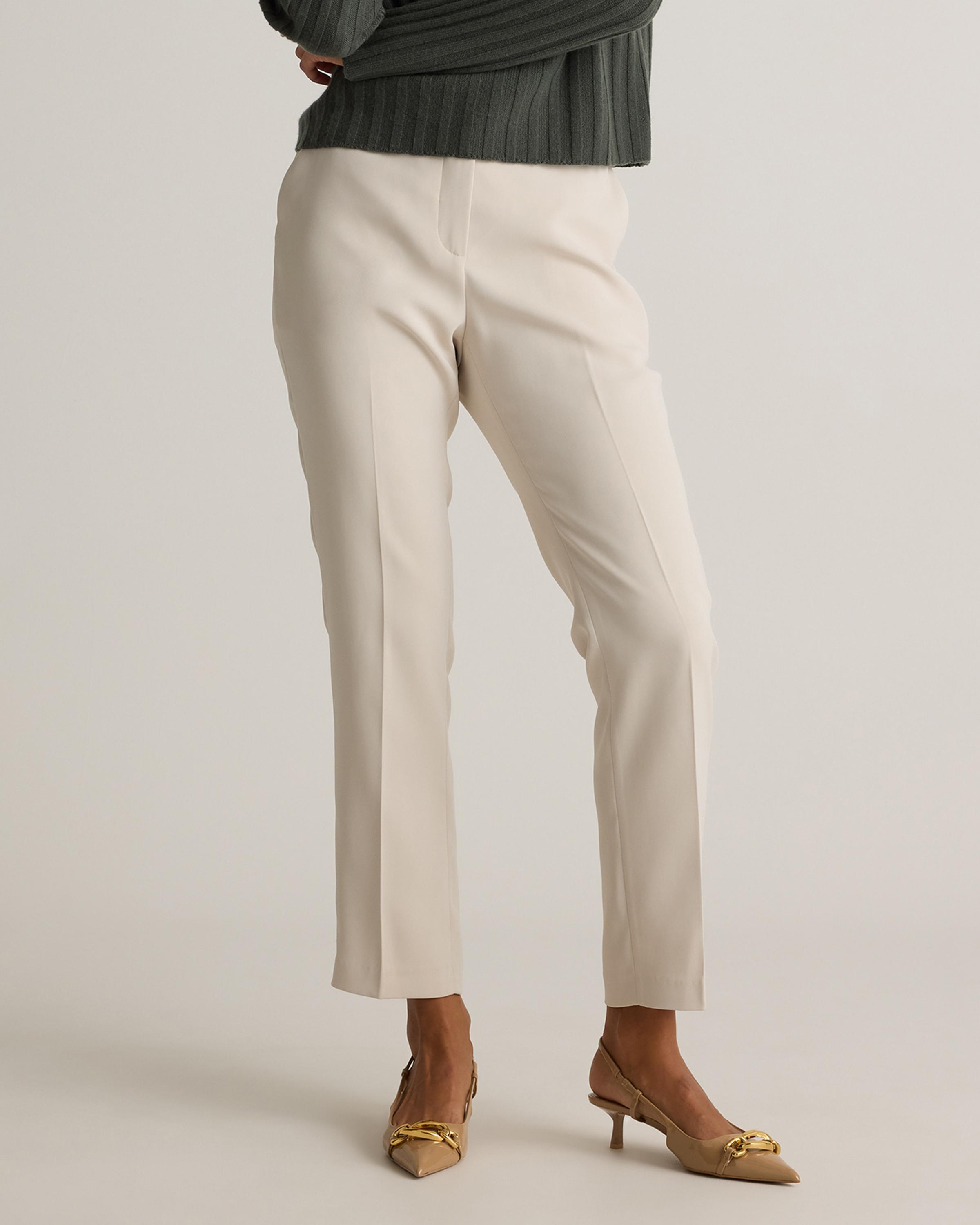 Stretch Crepe Ankle Pants Product Image