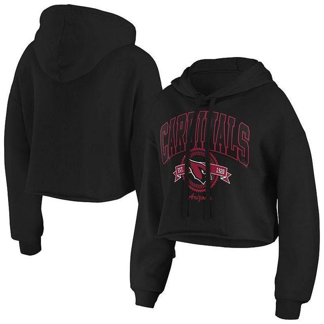 Womens WEAR by Erin Andrews Arizona Cardinals Fleece Cropped Pullover Hoodie Product Image