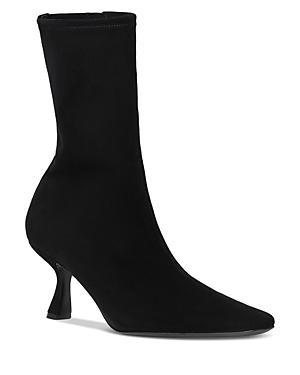 Loeffler Randall Womens Tatum Pointed Toe Mid Heel Booties Product Image