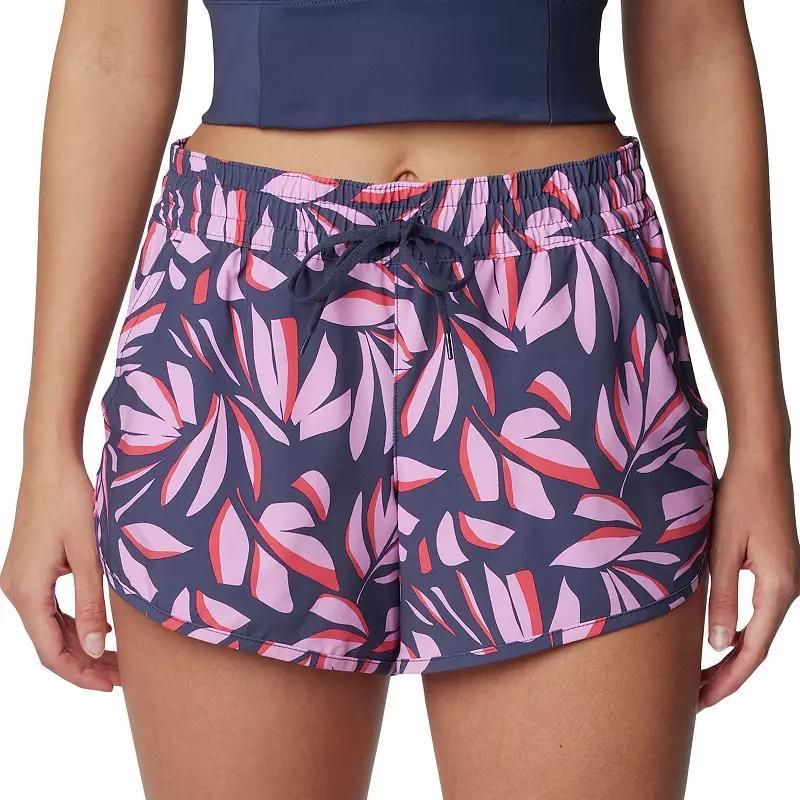 Womens Columbia Bogata Bay Stretch UPF 50 Print Shorts Product Image