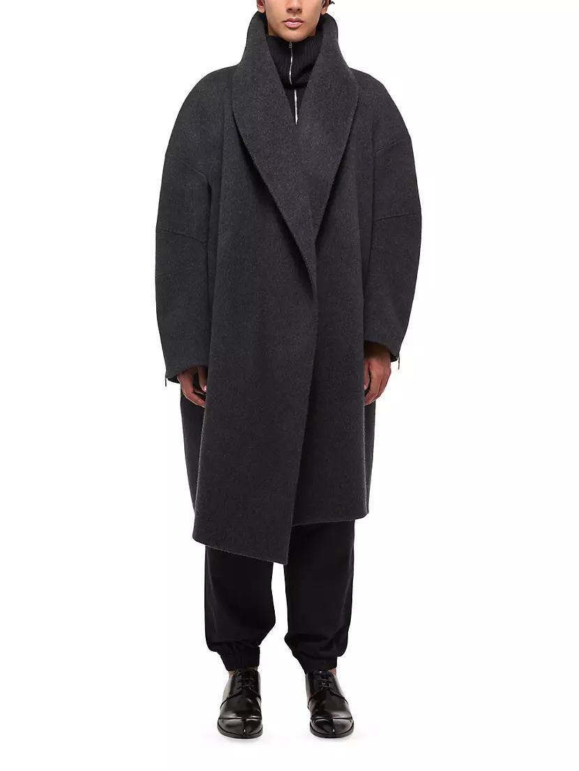 Df Apex Cocoon Wool Coat Product Image