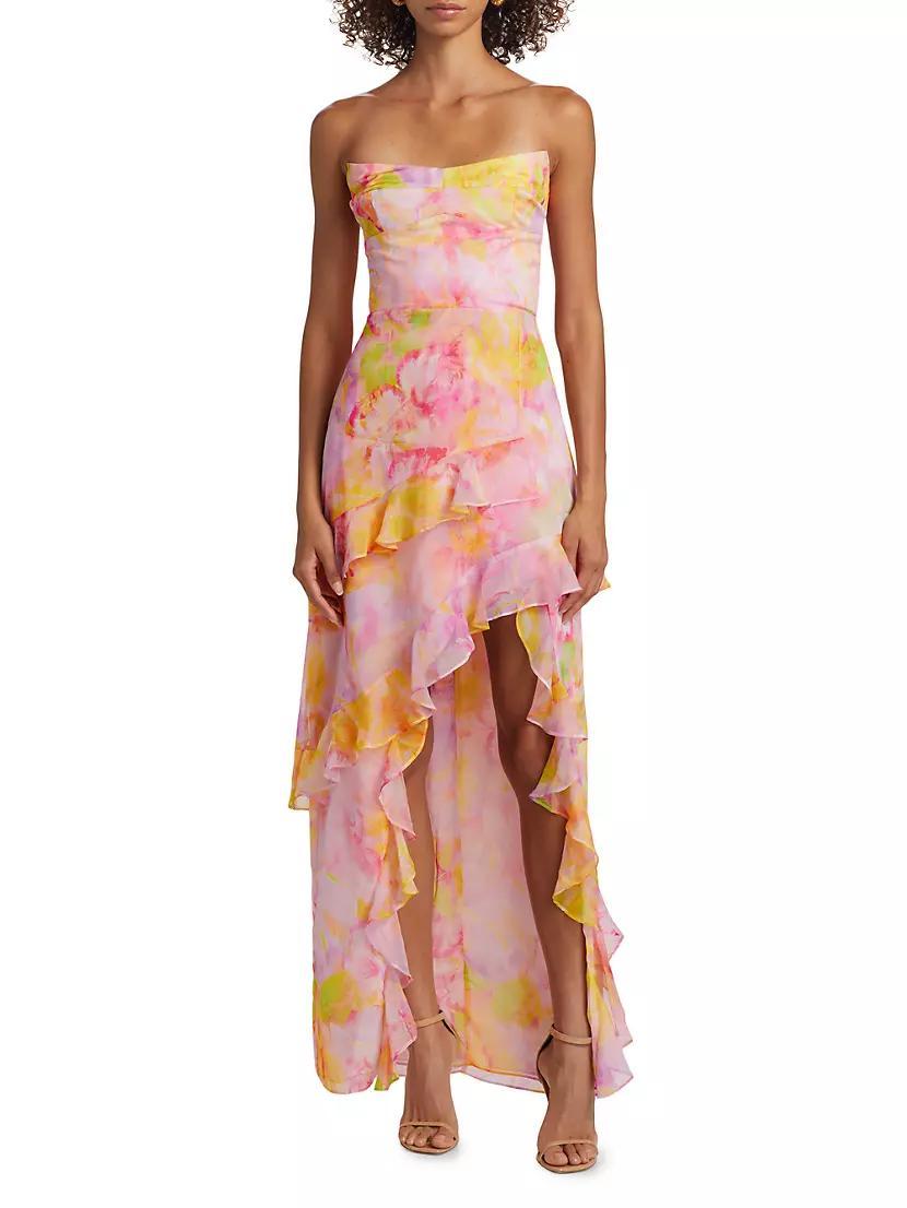 Magnolia Floral Strapless Maxi Dress Product Image