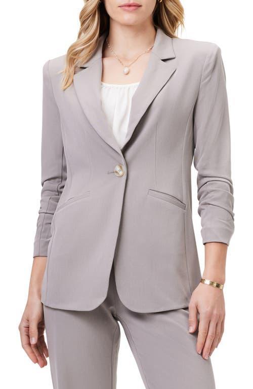 NIC+ZOE Avenue Scrunch Sleeve Blazer Product Image