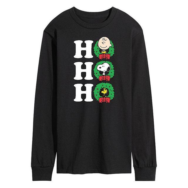 Mens Peanuts Ho Ho Ho Long Sleeve Tee Product Image