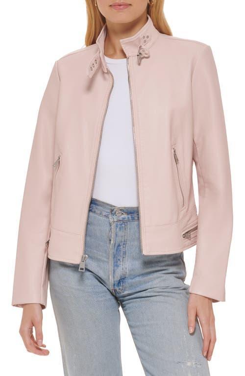 Levis Womens Faux Leather Latch Collar Racer Jacket product image