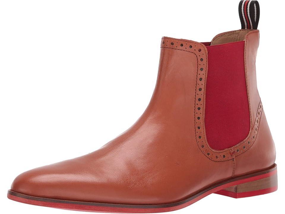 Carlos by Carlos Santana Mantra Chelsea Boot (Cognac Calfskin Leather) Men's Shoes Product Image