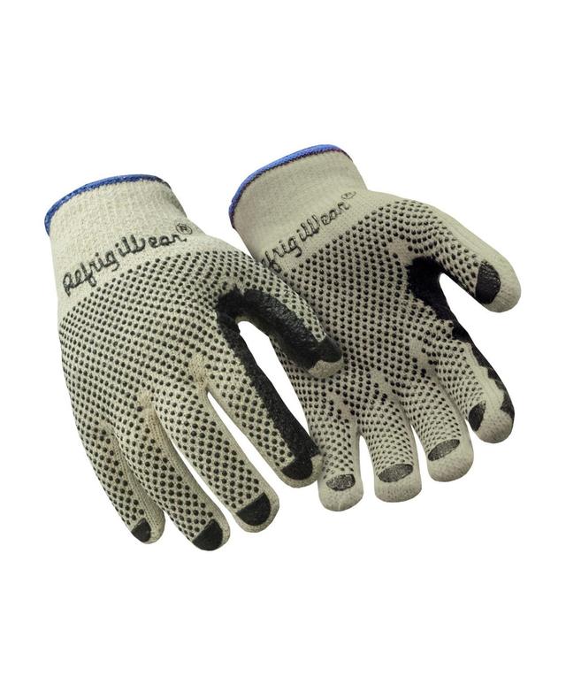 RefrigiWear Mens Midweight Double Sided Pvc Dot Grip Knit Work Gloves (Pack of 12 Pairs) Product Image