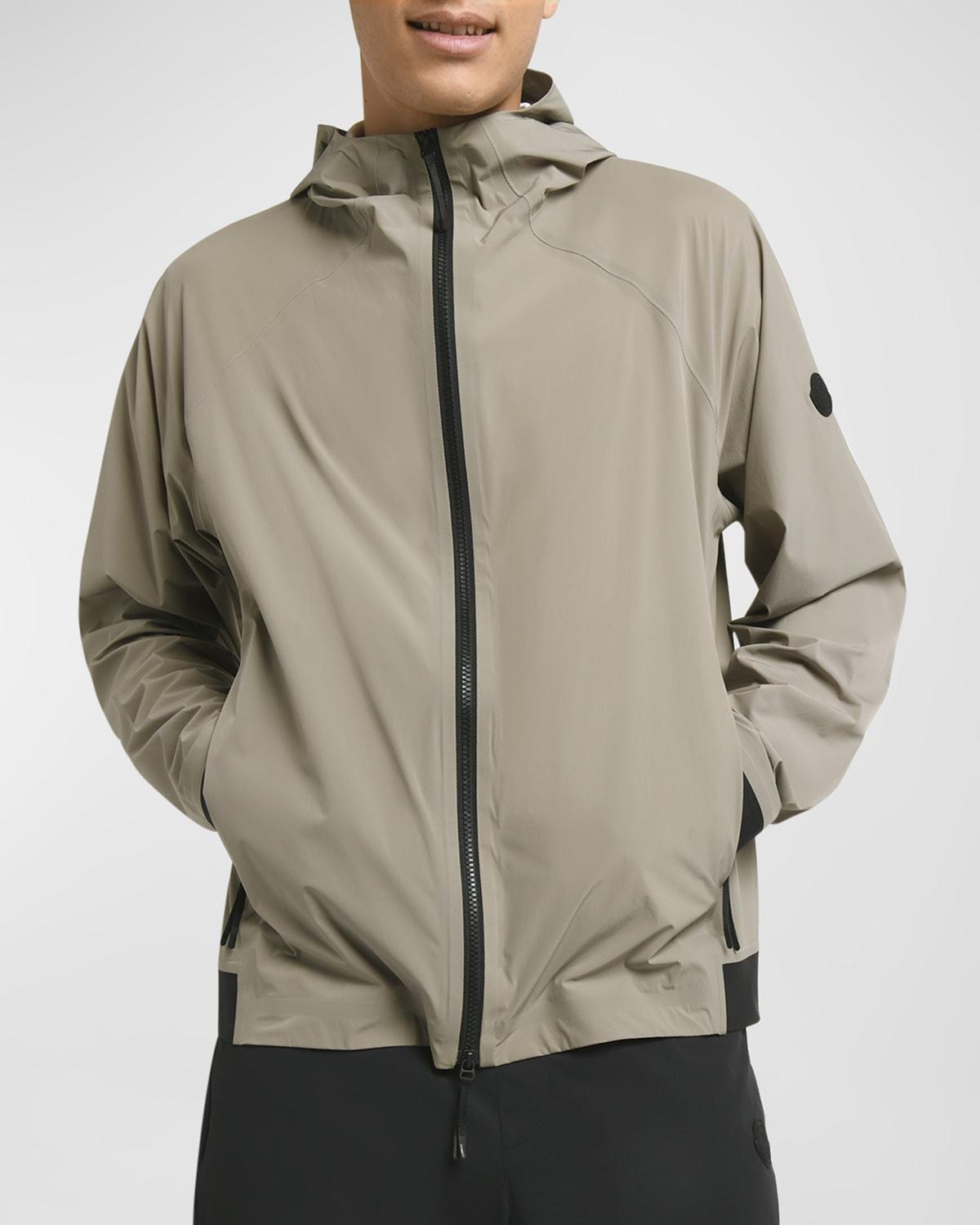 Mens Kurz Nylon Hooded Jacket Product Image