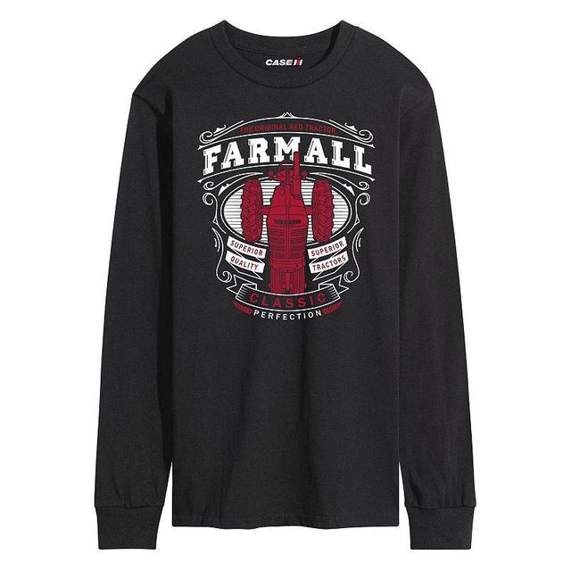 Mens Case IH Farmall Long Sleeve Tee Black Product Image