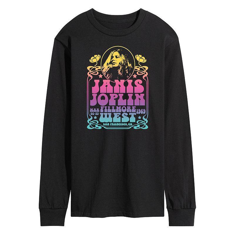 Mens Janis Joplin Fillmore Long Sleeve Tee Product Image